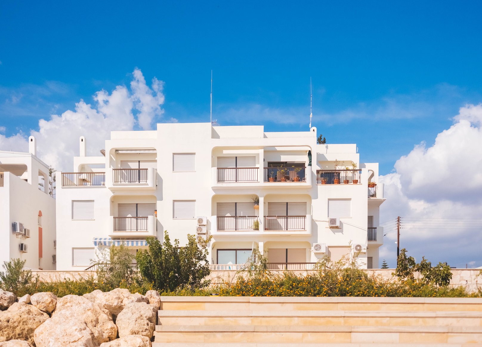 White 3-storey House